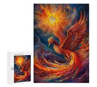 300 PCS Puzzle for Adults Abstract Phoenix Puzzle For Teenagers Improve Memory Every Piece Is Unique - Learning Educational Toys 300 PCS