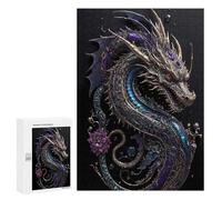 300 PCS Puzzle for Adults Aesthetic Steampunk Dragon Puzzle For Teenagers Improve Memory Every Piece Is Unique - Learning Educational Toys 300 PCS