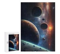300 PCS Puzzle For Adults All The Planets Jigsaw for Adults Relax Games Staycation Kill Time Deal As Gifts for The Whole Family 300 PCS