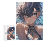 300 PCS Puzzle for Adults Bikini Girl Pool Day Puzzle For Teenagers Improve Memory Every Piece Is Unique - Learning Educational Toys 300 PCS