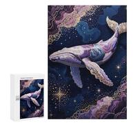 300 PCS Puzzle For Adults Celestial Whale - Cosmic Ocean Fantasy Jigsaws for Adults Relax Games Pattern Assembly Deal As Gifts for The Whole Family 300 PCS