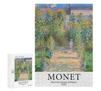 300 PCS Puzzle For Adults Claude Monet Famous Art Jigsaw for Adults Relax Games Staycation Kill Time Deal As Gifts for The Whole Family 300 PCS