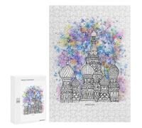 300 PCS Puzzle For Adults Colorful Moscow Jigsaws for Adults Relax Games Pattern Assembly Deal As Gifts for The Whole Family 300 PCS