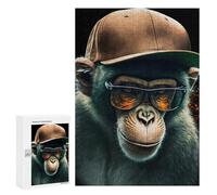 300 PCS Puzzle For Adults Cool Monkey Jigsaw for Adults Relax Games Staycation Kill Time Deal As Gifts for The Whole Family 300 PCS