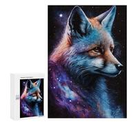 300 PCS Puzzle for Adults Cosmic Fox Art Print-9 Puzzle For Teenagers Improve Memory Every Piece Is Unique - Learning Educational Toys 300 PCS