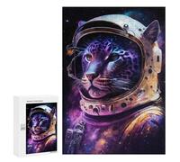 300 PCS Puzzle for Adults Cosmic Leopard Astronaut Puzzle For Teenagerss Improve Memory Fun Activities at Home Stress Reduction Gifts 300 PCS