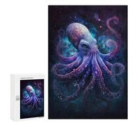 300 PCS Puzzle for Adults Cosmic Octopus Art Print-5 Puzzle For Teenagers Improve Memory Every Piece Is Unique - Learning Educational Toys 300 PCS