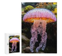 300 PCS Puzzle for Adults Elegant Jellyfish in Ocean Depths Puzzle For Teenagers Improve Memory Every Piece Is Unique - Learning Educational Toys 300 PCS