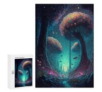 300 PCS Puzzle for Adults Enchanted Forest Pathway-2 Puzzle For Teenagers Improve Memory Every Piece Is Unique - Learning Educational Toys 300 PCS