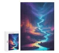 300 PCS Puzzle For Adults Enchanted River Landscape Jigsaw for Adults Relax Games Staycation Kill Time Deal As Gifts for The Whole Family 300 PCS