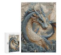 300 PCS Puzzle For Adults Epic Fantasy Dragon Artwork Puzzle For Teenagers Analysis And Logic Help The Brain Exercise Deal As Gifts for The Whole Family 300 PCS
