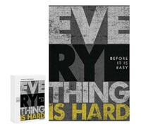 300 PCS Puzzle for Adults Everything Is Hard Puzzle For Teenagerss Improve Memory Fun Activities at Home Stress Reduction Gifts 300 PCS