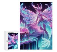 300 PCS Puzzle for Adults Fantasy Mermaid Treasure Chest Puzzle For Teenagerss Improve Memory Fun Activities at Home Stress Reduction Gifts 300 PCS