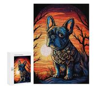 300 PCS Puzzle For Adults French Bulldog Style 1 Jigsaws for Adults Relax Games Pattern Assembly Deal As Gifts for The Whole Family 300 PCS