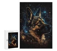 300 PCS Puzzle for Adults Galactic Guardian Dog Art Print Puzzle For Teenagers Improve Memory Every Piece Is Unique - Learning Educational Toys 300 PCS