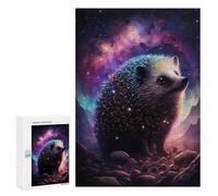 300 PCS Puzzle for Adults Galactic Hedgehog Art Print Puzzle For Teenagers Improve Memory Every Piece Is Unique - Learning Educational Toys 300 PCS