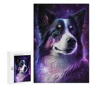 300 PCS Puzzle For Adults Galactic Pup Portrait -4 Jigsaws for Adults Puzzle Improve Memory Wishlist with Santa Claus Stress Reduction Gifts 300 PCS