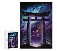 300 PCS Puzzle For Adults Galactic Torii Gateway Jigsaws for Adults Puzzle Enhance Memory Fun Activities at Home for Is Ideal As A Gift 300 PCS