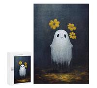 300 PCS Puzzle for Adults Ghostly Yellow Flowers Puzzle For Teenagers Improve Memory Every Piece Is Unique - Learning Educational Toys 300 PCS