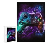 300 PCS Puzzle for Adults Glowing Cosmic Game Controller Puzzle For Teenagerss Improve Memory Fun Activities at Home Stress Reduction Gifts 300 PCS