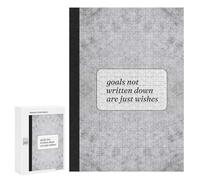 300 PCS Puzzle for Adults Goals Not Written Down Puzzle For Teenagerss Improve Memory Fun Activities at Home Stress Reduction Gifts 300 PCS