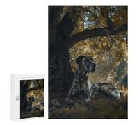 300 PCS Puzzle For Adults Great Dane Under A Tree Jigsaw for Adults Relax Games Staycation Kill Time Deal As Gifts for The Whole Family 300 PCS
