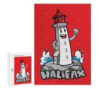 300 PCS Puzzle For Adults Halifax City Icon Badge Jigsaws for Adults Relax Games Pattern Assembly Deal As Gifts for The Whole Family 300 PCS