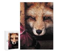 300 PCS Puzzle For Adults Hiding Fox And Butterfly Jigsaw for Adults Relax Games Staycation Kill Time Deal As Gifts for The Whole Family 300 PCS