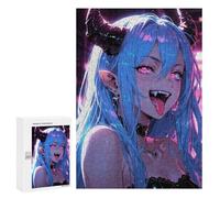 300 PCS Puzzle For Adults Hot Anime Devil Girl Jigsaws for Adults Puzzle Enhance Memory Fun Activities at Home for Is Ideal As A Gift 300 PCS
