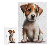 300 PCS Puzzle for Adults Jack Russell Terrier 02 Puzzle For Teenagerss Improve Memory Fun Activities at Home Stress Reduction Gifts 300 PCS