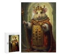300 PCS Puzzle For Adults King Hamster Jigsaw for Adults Relax Games Staycation Kill Time Deal As Gifts for The Whole Family 300 PCS