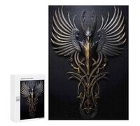 300 PCS Puzzle for Adults Majestic Golden Eagle Puzzle For Teenagers Improve Memory Every Piece Is Unique - Learning Educational Toys 300 PCS