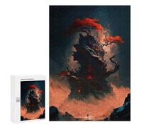 300 PCS Puzzle For Adults Mysterious Landscape Jigsaws for Adults Puzzle Enhance Memory Fun Activities at Home for Is Ideal As A Gift 300 PCS