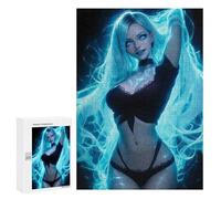 300 PCS Puzzle for Adults Neon Enchantress Puzzle For Teenagerss Improve Memory Fun Activities at Home Stress Reduction Gifts 300 PCS