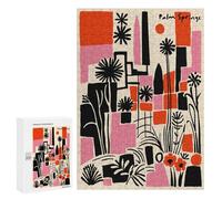 300 PCS Puzzle for Adults Palm Springs Abstract Landscape Art Puzzle For Teenagerss Improve Memory Fun Activities at Home Stress Reduction Gifts 300 PCS