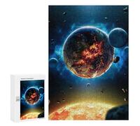 300 PCS Puzzle for Adults Planetary Apocalypse Scene Adult Jigsaw Puzzle Brain Teaser Game But Fun And Humorous Fun at Home Activities, 300 PCS