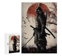 300 PCS Puzzle For Adults Samurai Warrior Poster Jigsaws for Adults Puzzle Improve Memory Wishlist with Santa Claus Stress Reduction Gifts 300 PCS