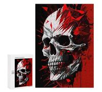 300 PCS Puzzle For Adults Skull Head 5 Jigsaws for Adults Relax Games Pattern Assembly Deal As Gifts for The Whole Family 300 PCS