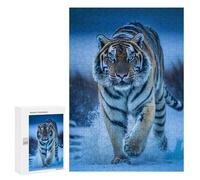 300 PCS Puzzle for Adults Snowy Tiger Stroll Puzzle For Teenagers Improve Memory Every Piece Is Unique - Learning Educational Toys 300 PCS