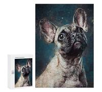 300 PCS Puzzle For Adults Splatter Expression Dog Jigsaw for Adults Relax Games Staycation Kill Time Deal As Gifts for The Whole Family 300 PCS