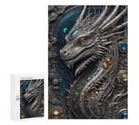 300 PCS Puzzle for Adults Steampunk Galactic Dragon Puzzle For Teenagers Improve Memory Every Piece Is Unique - Learning Educational Toys 300 PCS