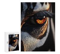 300 PCS Puzzle For Adults Striking Tiger Eye Close-Up Jigsaws for Adults Puzzle Improve Memory Wishlist with Santa Claus Stress Reduction Gifts 300 PCS