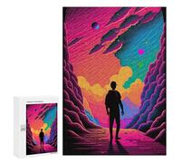 300 PCS Puzzle for Adults Vibrant Journey Through Colorful Skies Adult Jigsaw Puzzle Brain Teaser Game But Fun And Humorous Fun at Home Activities, 300 PCS