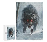 300 PCS Puzzle For Adults Viking Fenrir Wolf Jigsaws for Adults Relax Games Pattern Assembly Deal As Gifts for The Whole Family 300 PCS
