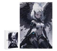 300 PCS Puzzle For Adults White Devil Angel Jigsaws for Adults Puzzle Enhance Memory Fun Activities at Home for Is Ideal As A Gift 300 PCS