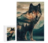 300 PCS Puzzle for Adults Wolfs Domain Puzzle For Teenagers Improve Memory Every Piece Is Unique - Learning Educational Toys 300 PCS