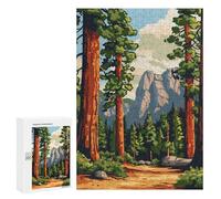 300 PCS Puzzle For Adults Yosemite National Park Jigsaws for Adults Relax Games Pattern Assembly Deal As Gifts for The Whole Family 300 PCS