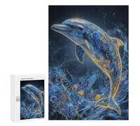 300 PCS Puzzle For Teenagers Glowing Oceanic Wonder Adult Jigsaw Puzzles Difficult Hard Challenging To Complete Challenging Family Fun Game 300 PCS