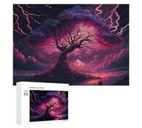 300 PCS Puzzle For Teenagerss Enchanted Stormy Night Tree Puzzles for Adults Hands-on Game Pattern Assembly Unique Gifts for Birthday And Christmas 300 PCS