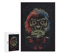 300 PCS Puzzle For Teenagerss Smart Monkey Adult Jigsaw Puzzle Toy Wall Decor Hand Speed Race Unique Gifts for Birthday And Christmas 300 PCS